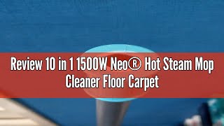 Review 10 in 1 1500W Neo® Hot Steam Mop Cleaner Floor Carpet Window Washer Hand Steamer Purple [upl. by Nodarb142]