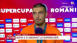 Sepsi a câștigat Supercupa României A învins cu 10 Farul Constanța [upl. by Tamqrah]