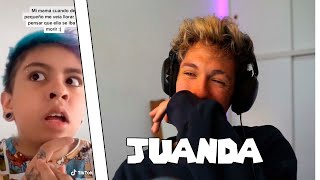 Reaccionando a TIKTOKS DE JUANDA MC por primera vez [upl. by Leumas]