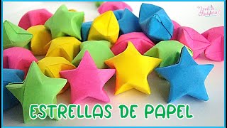 como hacer Estrellas de papel  Origami [upl. by Ecargyram]