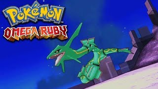 SUMMONING THE LEGENDARY RAYQUAZA  POKEMON OMEGA RUBY 20 [upl. by Jojo]