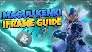 Maguu Kenki iFrame guide for no damage  genshin impact [upl. by Attenoj932]