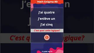 Enigme mathématique mathématiques mathematiques énigmes profdemaths maths lycee brevet [upl. by Brie]