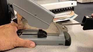 How to Refill the Big Heavy Duty Swingline Stapler [upl. by Annaxor]