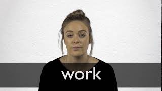 How to pronounce WORK in British English [upl. by Ursula668]