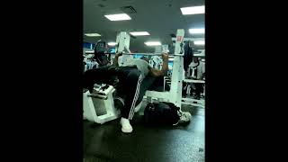 Incline Bench Press by Team Blaha Client Justin bodybuilding [upl. by Bocyaj]