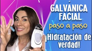 GALVANICA FACIAL PASO A PASO  TRUCOS PARA REJUVENECER EN MINUTOS CON EFECTO LIFTTING [upl. by Nelleyram]