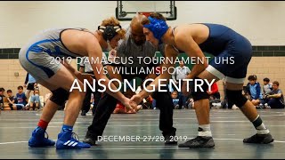 Anson Gentry  Urbana vs Williamsport High School at Damascus Wrestling Tournament 2019 [upl. by Repip]