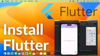 How to Install Flutter on Mac  Android Studio  Xcode Simulator  M1 M2 M3 2024 [upl. by Swetiana26]