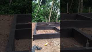 Water proof coating on plinthbeam part 12 construction constructionindustry waterproof [upl. by Gallenz]