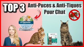 TOP 3  MEILLEUR PRODUIT ANTIPUCES ET ANTITIQUES POUR CHAT 2024 [upl. by Lourie]