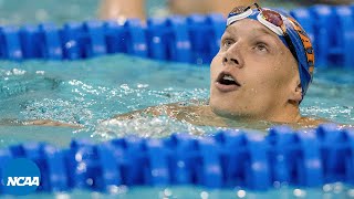 Caeleb Dressel is first to break 40 seconds in 100 free  2018 NCAA championships [upl. by Ytte]