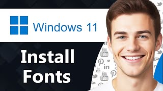 How To Install Fonts in Windows 11 Step By Step [upl. by Riehl]