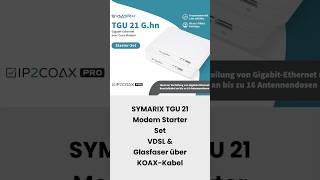 So geht VDSL amp Glasfaser Internet über Koaxialkabel Shorts [upl. by Eegnat]