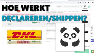 Hoe werkt DECLARERENSHIPPEN  PANDABUY TUTORIAL  2024 [upl. by Nnaylrebmik]