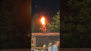 Amazing Fire Breathing Man At XC Meet viralvideo amazing viralshorts [upl. by Schnapp]