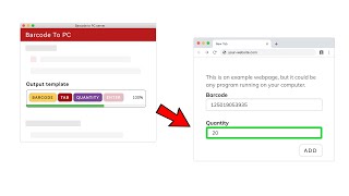 How to create Output Templates in the quotBarcode to PCquot app [upl. by Rodger]