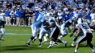 Duke vs UNC 2011 ACC Football Highlights [upl. by Atsev]