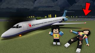 TUVIMOS UN ACCIDENTE DE AVIÓN con mi hermanita en roblox  paolazgames [upl. by Ericka]