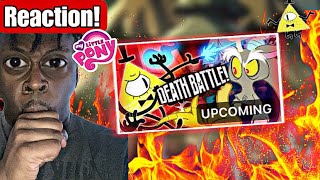 Ayo NAH Bill Cipher VS Discord Gravity Falls VS My Little Pony DEATH BATTLE REACTION [upl. by Pierce749]