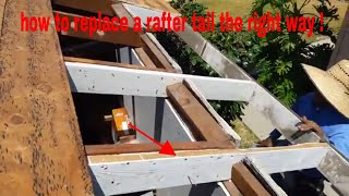 How To Replace A Rafter Tail A Stepbystep Guide [upl. by Ellerey]