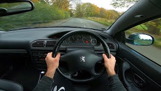 1999 Peugeot 406 SE 30 V6 Pininfarina Coupe Manual  POV Test Drive amp Walkaround [upl. by Adnilasor]