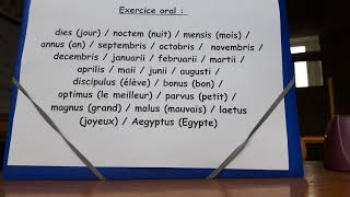 prononciation du latin  exercice oral [upl. by Punak]