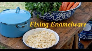 Fix Chipped Enamelware  Savor the Southwest [upl. by Maya548]