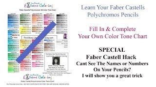 Learn Your Faber Castell Polychromos Pencils HACKS Create Your Own Color Tone Chart Lisa Brando [upl. by Proctor]