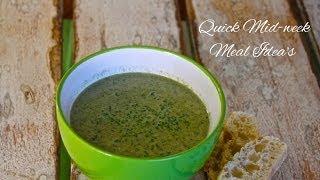 How To Make Mushroom amp Spinach Soup [upl. by Aicilas]