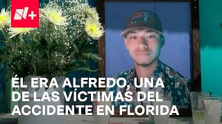 Alfredo una de las víctimas del accidente en Florida murió sin saber que iba a ser papá  En Punto [upl. by Flss]