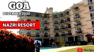 Luxury Nazri Resort Goa Baga Beach  Complete Review [upl. by Aneeres395]