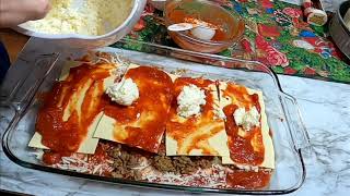 Lasagna Using Barilla Oven Ready Lasagna [upl. by Jill]