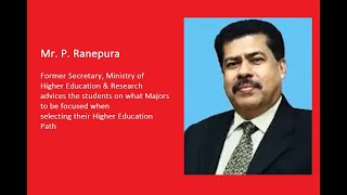 Identify your Higher Education Path  Mr PRanepura Former Secretary Ministry of Higher education [upl. by Hoseia421]