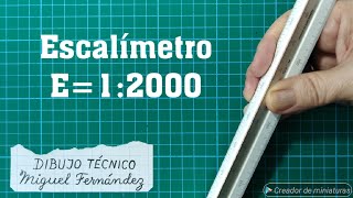 Cómo interpretar LEER y USAR el ESCALÍMETRO de escala 12000 [upl. by Nywnorb]