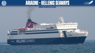 Arrival of ferry ARIADNE in Bari Hellenic Seaways  HD 1080p [upl. by Yadnus]