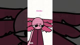 Black characters name is Cambiar kinitopet nonbinary funny animation kinito kinitopetoc oc [upl. by Yrol]