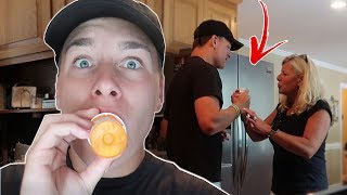 TIC TACS IN PILL BOTTLE PRANK ON MOM GONE WRONG [upl. by Oijres649]