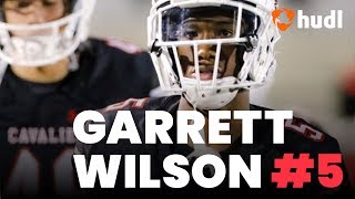 Garrett Wilson  Lake Travis High School Football  Ultimate Highlights [upl. by Woodruff]