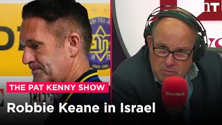 Robbie Keane in Israel Should sports stars have to answer questions on politics [upl. by Htiekel]