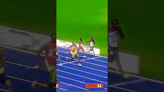 usain bolt 100m world record🔥usain bolt first 100m gold Usain bolt👀 workout Santanu fitness 2525✅ [upl. by Khalin]