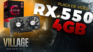 UNBOXING PLACA DE VÍDEO RX 550 4GB VRAM DDR5 AFOX GPU AFOX RX 550 DDR5 4GB DIRECTX 12 [upl. by Airrotal]