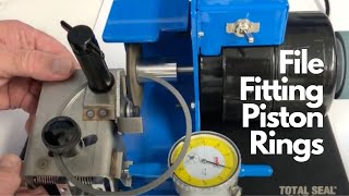 How To Properly Gap A Piston Ring  Setting End Gap With A Total Seal Power Ring Filer [upl. by Handal]