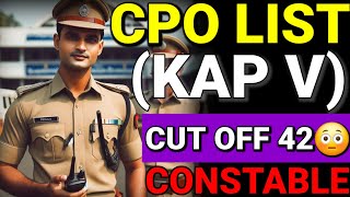 Kerala police constable CPO List 2024 Kerala PSC list 2024 Malayalam police constable KAP 5 job [upl. by Adnoek747]