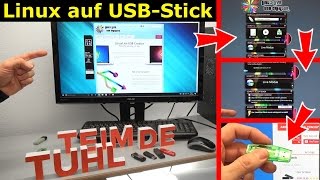 Linux auf USBStick erstellen  Linux Live USB Creator  4K Video [upl. by Ohcirej]