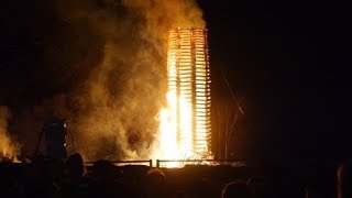 Der Lustenauer WeltrekordFunken 2019 quotWorld Tallest Bonfirequot [upl. by Nosliw604]