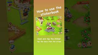 Hay Day  Sticker Book How to Use [upl. by Kresic47]