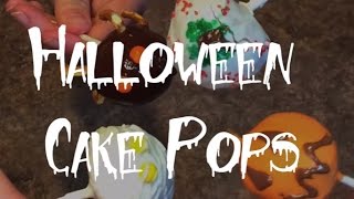 Halloween Cake Pops 4 EASY Ways [upl. by Enilauqcaj]