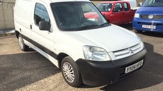 2004 CITROEN BERLINGO VAN REVIEW [upl. by Rotciv]