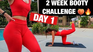 GROW YOUR GLUTES IN 2 WEEKS 🍑🔥  DAY 1 GLUTEUS MAXIMUS  2 week booty challenge  celamarr [upl. by Hctud907]